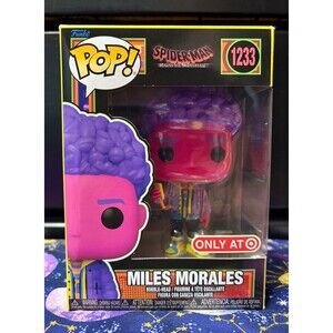 Spider-Man ATSV Miles Morales Blacklight Target Exclusive Funko Pop